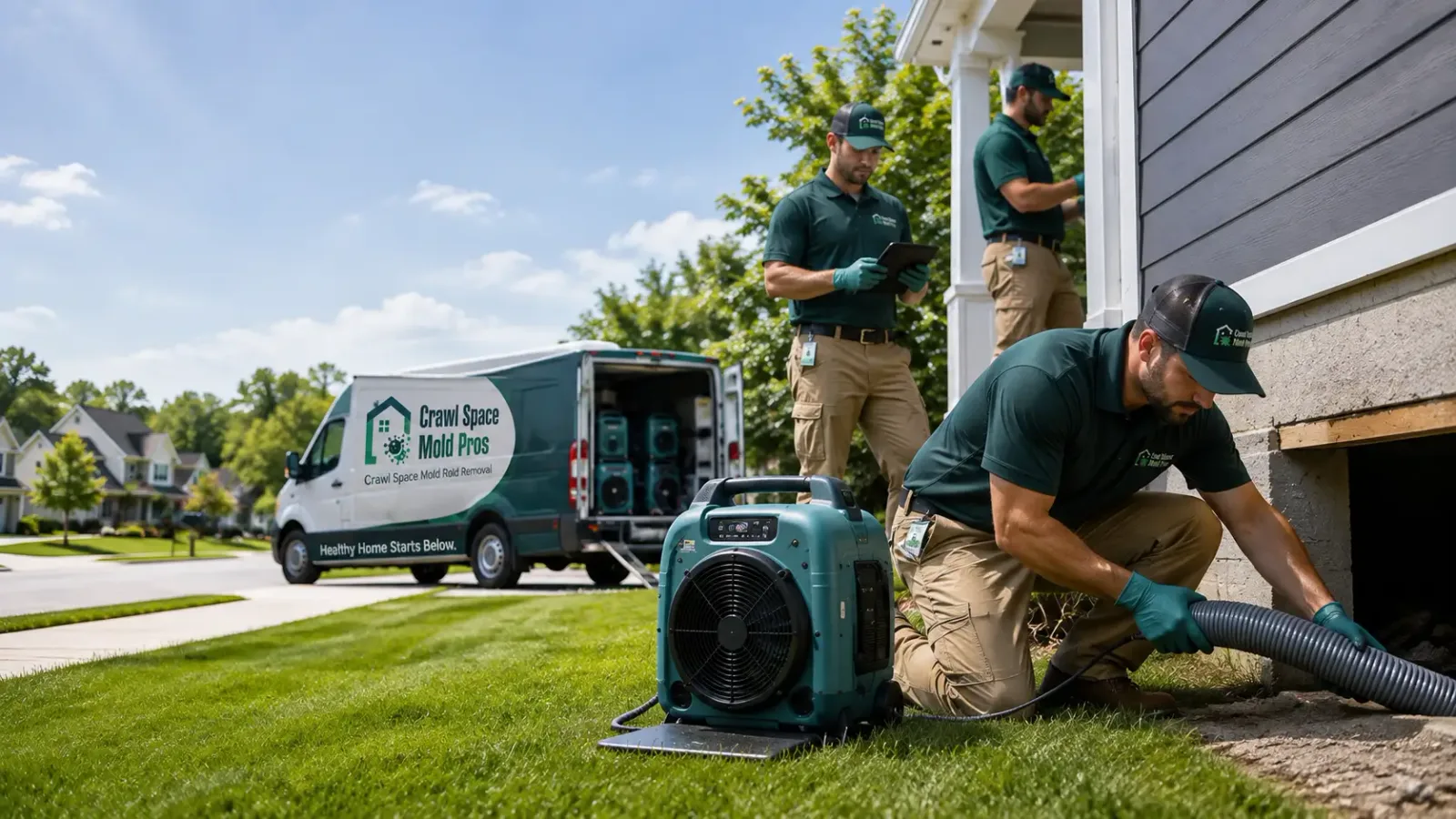 Crawl Space Mold Removal in Alburnett, IA
